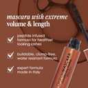 Grande Cosmetics GrandeMASCARA Conditioning Peptide Mascara Buildable Extreme Volume & Length Long-Lasting & Clump-Free Black Lash & Extension Friendly