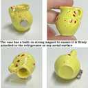 Mini Vase Magnets for Fridge, Ceramic Vase Refrigerator Magnets, Funny Mini Plant Magnets, Small 3D Plant Vase, Suitable for Fridge, Kitchen, Office Decoration (8Pcs)