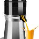 YUANHAO Commercial Stainless Steel Electric Citrus Juicer - 120V, 1400 RPM