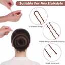 Brown Hair Bun Maker Kit - 4-in-1 Donut Sponge Hair Styling Set for Perfect Buns, Professional Hairs Net & U-Pins for Ballet, Dance