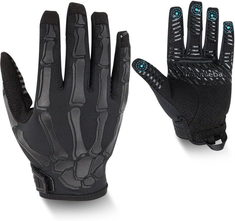 Tactical Gloves for Men -Touch Sreecn Fingers, Anti-Slip Palm,Lightweight and Breathable Ice Silk for Outdoor Sport Work Riding (X-Large, Black)