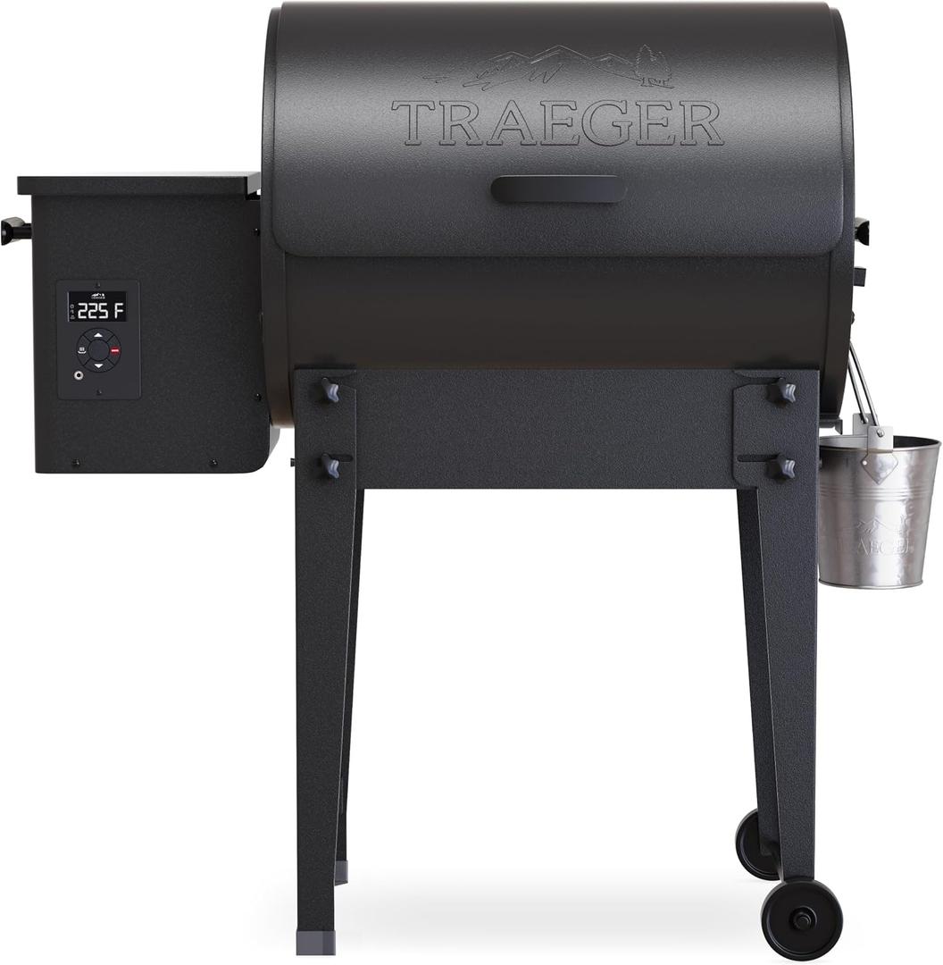 Traeger Grills TFB30KLF Tailgater 20 Portable Electric Wood Pellet Grill and Smoker Foldable Legs, 6-in-1 Versatility, 300 sq. in. Cooking Space for Tailgating, Camping, and Outdoor BBQ