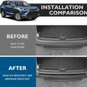 BIBLOZ Rear Bumper Protector Compatible with Toyota Grand Highlander LE/XLE/Limited/Platinum 2024 2025 2026 Accessories ABS Material Rear Bumper Guard Trim(Not for Highlander)