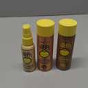 Sun Bum Hair Care Travel Essentials Kit - Revitalize Your Hair With Revitalizing Shampoo, Conditioner, and 3-in-1 Leave In Treatment - Includes Aloha Collection Travel Pouch