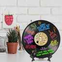 Mothers Day Gifts for Mom - Vinyl Record Guest Book, Best Mom Ever Birthday Decorations, Cute DIY Gift Ideas for Mom from Daughter Son, Happy Mothers Day Presents, 11.8 x 11.8 Inches