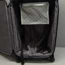 SwissGear Sion Softside Expandable Luggage, Blue, Checked-Medium 25-Inch