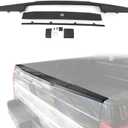 KUAFU Tailgate Molding Kit Top Trim Cap Cover Compatible with 2017-2022 Ford F250 F350 Super Duty Flex Step Replacement for HC3Z9940602A HC3Z9941018AC FO1904134 FO1904141 FO1904140