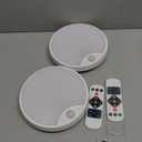 2 Pack 10000mAh Rechargeable Motion Sensor Ceiling Light with Remote, Battery Operated Closet Light No Wiring, Magnetic Wireless LED Ceiling Lights, 3 Color Overhead Lamp for Shower Pantry Hallway (3CCT-7-White)