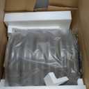 A ANLEOLIFE Heart-Shaped Galvanized Raised Garden Beds Outdoor,81x81x18in Large Metal Planter Box for Planting Vegetables Flowers Herb, Anti-Rust & Easy-Setup, Quartz Grey