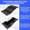 10 Ft Pool Water Bags,Upgraded 0.8mm Thicker Winter Water Tube (Double Layer 1.6mm), Pool Cover Weights for Pool Covers, 2 Pack, Black