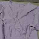 Tankaneo Womens Summer Babydoll Tops Casual Loose Fit Peplum Oversized Tunic Shirts (Purple, XXL)