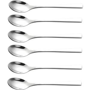 IMEEA Demitasse Spoons Espresso Spoons SUS304 Stainless Steel Small Tea Spoon 4.5 Inch, Set of 6