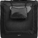 Amazon Basics Folding Portable Soft Pet Dog Crate Carrier Kennel, 42 x 31 x 31 inches, Black