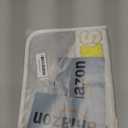 Snack Bag for Travel - Clear Chenille Varsity Letter Flat Pouch with Zipper, 12.28.46 Inch Waterproof Clear Nylon Preppy Patch Makeup Cosmetic tote Bags for Women Girls