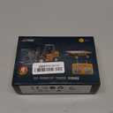 BRRRRT 1/64 RC Forklift Toy 7 Channel 2 Mode Mini Remote Control Forklift Truck with Rechargeable Battery, 2 in 1 Transformable Lift Fork & Hook with Lights & Sounds for Adults Kids Boys and Girls