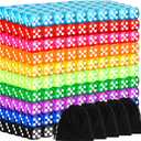 500 Pieces Colored Dice Set 12mm 6 Sided Bulk Dice with 5 Pieces Drawstring Pouches Mini Dice Bulk for Board Dices Game Classroom Teaching Math Learning, 10 Color(Classic Color)