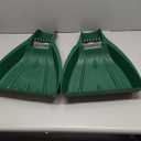 Leaf Scoops Hand Rakes - Lightweight, Durable Grabber Tool for Scooping Up Leaves, Spreading Mulch, Gardening, and Yard Work by Pure Garden (Green)