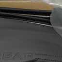 TINRAIYANG Car Seat Covers Full Set, Breathable Leather Automotive Front and Rear Seat Covers & Headrest, Universal Automotive Vehicle Seat Cover for Most Sedan SUV Pick-up Trucks, Black&Beige