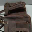 Large Duffel Bags For Men Holdall Leather Travel Bag Overnight Gym Sports Weekend Bag (BROWN)