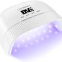 LadyMisty UV Nail Lamp, 2026 Upgrade UV Light for Gel Nails with New 30 Dual Beads, 4 Timer LED Light for Nails, Cure Nail Lamps for Gel Polish with LCD Display, Nail Dryer for Perfect Christmas Gifts (White2)