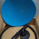 21" L  19" W Large Size Spinning Chair for Autistic Kids, Toddler Sensory Spinning Chair, Sensory Toys Gifts for Kids with Autism & ADHD, Sit and Spin Training Body Coordination, Azure Rounded Shape