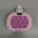 Blackma Fast Push Pop Game - Light Up Fidget Toy for Kids, Handheld Sensory Puzzle Game, Christmas & Birthday Gifts for 3-12 Year Old Boys & Girls (Rabbit)