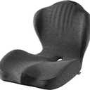 Seat Cushion for Car Truck Driver, Memory Foam Seat Cushion with Adjustable Strap,Ergonomic Lumbar/Back Support & Sciatica Relief for Long Drives, Orthopedic Cushion for Office Chair, Car, Semi Truck