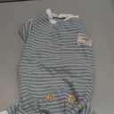 KYEESE Dog Pajamas Striped Pet Jumpsuit Soft Doggie Jammies Lightweight Onesie 4 Legs PJS Stretchable Dog Pajamas Breathable Costumes Comfortable Sleepwear for Small Dogs,Green Striped, X-Large