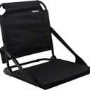 Yonderly Stadium Seats with Back Support, Bleacher Seat with Storage Pockets, Ideal for Viewing Platforms, Camping, Kayaking Seat, 17.7"x16.5"x18.1"
