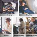 Ear Plugs for Sleeping Noise Cancelling,Comfortable Silicone Earplugs for Sleeping Hearing Protection Ear Plugs for Sleep, Focus, Noise Sensitivity (Black)