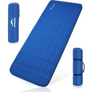 Buheco Sleeping Pad for Camping, Self-Inflating 9.5 R Value 3" Ultra-Thick Memory Foam Comfort Plus Camping Mats for Backpacking Travelling & Hiking Portable Air Mattress for 4-Season Blue