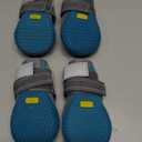 Hcpet Dog Shoes for Dogs, Dog Booties for Dogs, Anti-Slip Dog Boots & Paw Protectors for Hot Pavement Winter Snow Hiking with Reflective Straps Blue Size 1, 4PCS (1 (Width 1.37 inch) for 10-23 lbs)