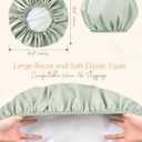 Yanibest Shower Cap Reusable Waterproof - Double Layer Shower Caps for Women, Washable Shower Bonnet with Soft Non-Slip Elastic Band, Bath Hair Hat for Most Hair Types