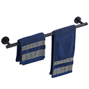 Bathroom Towel Bar,  Towel Rack for Bathroom Wall Mounted, Matte Black Thicken SUS304 Stainless Steel Towel Rod Modern Home Decor(Total Length 24-Inch)