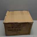 GREENSTELL Vanity Stool Chair with Storage and Folding Back, 15.7" x 15.7" x 19.5" Faux Fur Soft Ottoman for Adults, 4 Metal Legs with Anti-Slip Feet, Furry Padded Seat for Makeup, Bedroom, Pink