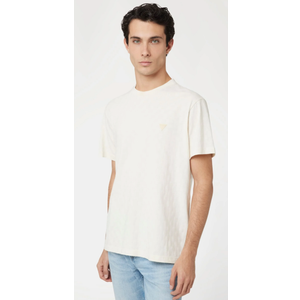 Guess Basic T-shirt - Creme Color, Size XXL