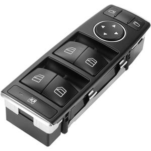 Front Left Driver Side Master Power Window Switch - Compatible for Mercedes-Benz GLE350 / GLE400 / GLE550e / B250e 2016-2017 for Mercedes-Benz GLA45 AMG / GLA250 2015-2017 - Replace Part 1669054300