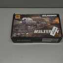 USA Electric Express Train Set for Kids Ages 4-8 - Military Toy Polar Train Model with Helicopter, Tank, Soldiers & Tracks - Around The Tree Fun Birthday Gift for Boys Ages 2-4