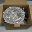 Christmas Solar String Lights Outdoor, 4Pc 160LED 29.5ft Solar Powered Globe Fairy Lights Waterproof, 8 Modes Ball Lights Outside for Tree Garden Yard Porch Lawn Holiday Decor, Multicolor