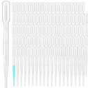 300PCS 3ML Plastic Transfer Pipettes,Disposable Graduated Transfer Pipettes Dropper for Essential Oil Mixture, Scientific Experiment, Make up Tool