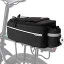 RAYMACE Bike Rear Rack Bag with Tail Light, Bike Truck Cooler Bag for Warm or Cold Items