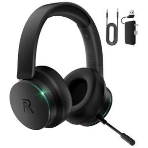 RYR Wireless Gaming Headset Bla, Black