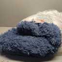 GGIB Calming Dog Bed Fluffy Plush Dog Mat for Furniture Protector with Removable Washable Cover for Large Medium Small Dogs and Cats (Extra Large (53x39.3x6), Navy)