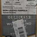 Lotus & Windoware Cordless, 2 Inch Faux Wood Blind, 53" Wide x 48" Long, Window Blinds, Blinds & Shades, Blinds for Indoor Windows, Embossed, Bright White