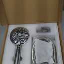 Filtered Shower Head with 8 Spray Modes, High Pressure Handheld Showerhead Filter for Hard Water Filtering Showerhead with Hose(N8HS702CP)