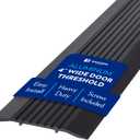 Barzen Aluminum Threshold Strip - Exterior Door Threshold 36 inch for Doorways & Commercial Use - Aluminum Door Sill - ADA Wheelchair Compliance - Black Anodize, 4" Wide x 36" Long
