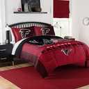 Officially Licensed NFL Atlanta Falcons "Draft" Full/ Queen Comforter and 2 Sham Set, 86" x 86"
