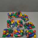 JOYIN 1 Pack Christmas Necklace LED Light Up Necklace 9 Bulbs 6 Modes LED Holiday Costume Accessories for Christmas Xmas Party Favor Party Supply