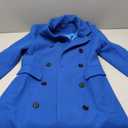 Allegra K Women's Winter Coat Elegant Notched Lapel Double Breasted Trench Coat, XS