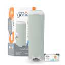 Diaper Genie Platinum Pail with Easy Roll Refill 18 Bags, Stainless Steel